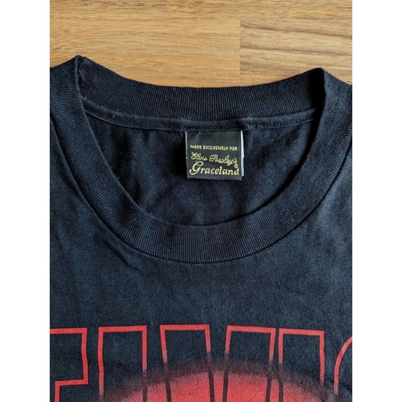 Vintage 90s Elvis Presley T Shirt Mens XL Made Exclusively For Graceland USA B6 - Picture 7 of 9